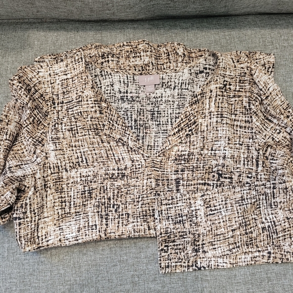 J Jill Pullover V-Neck Blouse - Picture 3 of 8